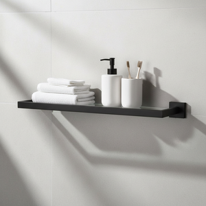 Estantes de Esquina Modernos para <span class=keywords><strong>Baño</strong></span> de Hotel, de Vidrio Templado y Acero Inoxidable 304, con Diseño Ecológico y Duradero - Product Image 4
