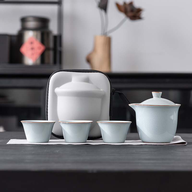 Bocca azzurra/inversa per una pentola da tre tazze