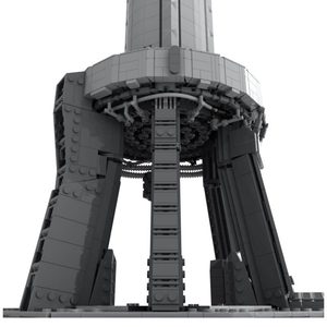 MOC-149685 1:110 Starship quỹ đạo khởi động gắn kết mô hình khối xây dựng lắp ráp gạch Đồ chơi Quà tặng trẻ em [quy mô Saturn V] 2677 cái/bộ - Product Image 6