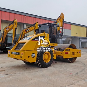 Compacteur vibratoire certifié CE EPA Caterpillar CS583D/CS683E/CS76B/CS79B/CS533E d'occasion, rouleau compresseur CS-863E, moteur diesel, pompe - Product Image 2