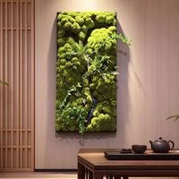 Panneau mural en mousse préservée simulée de 100 cm de haut pour la décoration intérieure