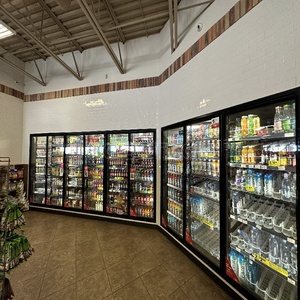 ตู้แช่ & ตู้แช่แข็งแบบวอล์กอินจอแสดงผลแบบกำหนดเองราคาห้องเย็นตู้แช่แบบวอล์กอินพร้อมประตูกระจกสำหรับปั๊มน้ำมัน - Product Image 3