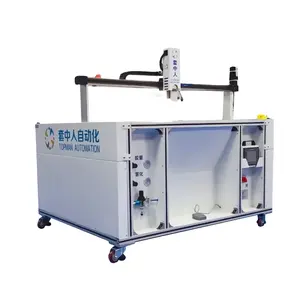 Máquina automática de encolado de fusión en caliente para bata quirúrgica reforzada desechable de nivel 3