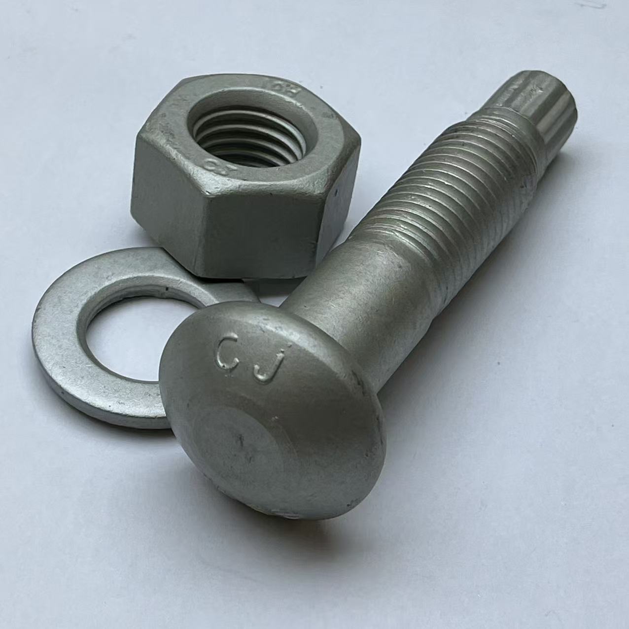 GB High Strength Alloy Steel TC Bolts (Tension Control Bolts) M16/M27/M36x300-Black/Dacromet/Hot Dipped Galvanized/Phosphate