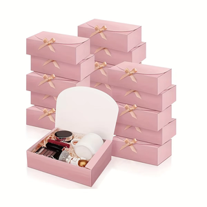 Eco Friendly Foldable Recycled Paper Gift Boxes Reusable Rigid Cardboard <b>Box</b> Sponge Lining Multi Scene Party Packaging - Product Image 1