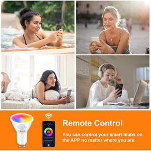 Lampadina LED Intelligente Antela MR11 5W, Controllo Wi-Fi via App, Dimmerabile RGB, Luce Bianca, Montaggio a Soffitto, Corpo in Plastica, Durata 25000 Ore, 110V - Product Image 5