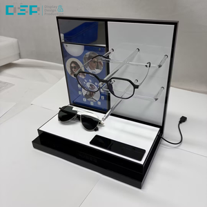 Expositor de gafas de sol de acrílico para mostrador de fábrica DSP Vietnam con parte trasera de espejo - Product Image 4