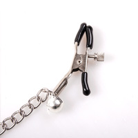 SM Massager Stimulieren Dreikopf-Nippel klemmen Clips Klitoris clip mit Glocke