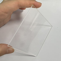 Industrial Square Optical Window Sheet 80mm Length 80mm Width for Optical Surveying Measuring Instrument Shell Parts