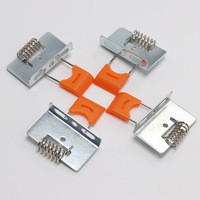 Clip de fixation à ressort torsionnel en acier inoxydable pour downlight LED industriel encastré au plafond
