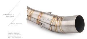 Pot d'échappement de moto, tuyau de liaison avant central, échappement à glissière pour <span class=keywords><strong>YZF</strong></span> R125 R <span class=keywords><strong>125</strong></span> R15 V3 - Product Image 4