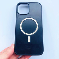 Muyi Cœur d'amour Badge Design personnalisé Sublimation Magnetic Phone case pour iphone 16 16 Pro 17 Pro 17 Pro Max