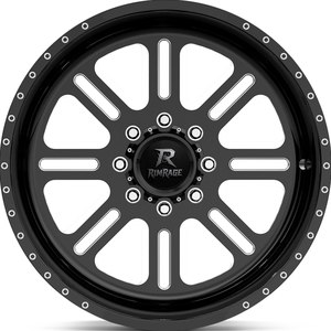 Jantes tout-terrain forgées American Force Wheels 161 <span class=keywords><strong>ALPHA</strong></span> SS <span class=keywords><strong>2</strong></span> pièces à rayons en H, polies pour Ford Dodge Chevy Truck - Product Image 3