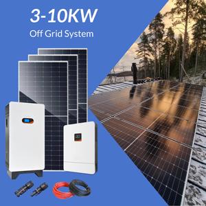 Kit Sistema Solare da 10KW Completo, Sistema Energetico Domestico Off-Grid, Inverter Monofase/Trifase MPPT con Efficienza >90% - Product Image 1