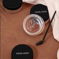 Gel Vegan pour des sourcils, garantie à l'eau, motif Vegan, Gel pour la sculpture des sourcils, sans logo, vente en gros,