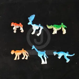 批发塑料PVC丛林动物形象恐龙骨架玩具喷漆恐龙.野生动物玩具为孩子