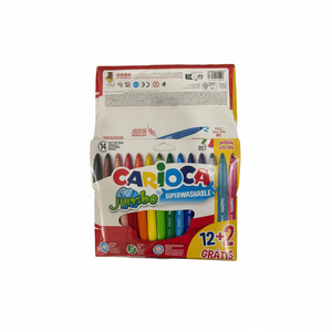 Set di Pennarelli Carioca Jumbo 12+2 Super Lavabili per Arte - Product Image 3