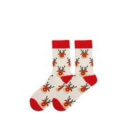 Chaussettes de Noël de haute qualité, chaussettes de sport tricotées, chaussettes d'hiver pour femmes, chaussettes Père Noël et bonhomme de neige pour cadeau de Noël