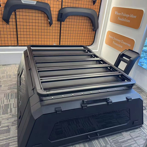 Portaequipajes de Techo de Aluminio Rígido Antioxidante para Camionetas Pickup Plataforma Universal de Carga para Equipaje Escaleras y Rampas - Product Image 1