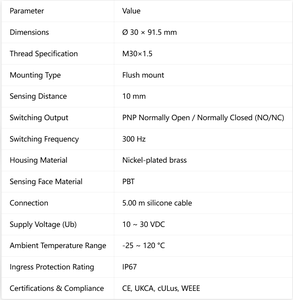 Capteur de Proximité Original BALLUFF BES01YA BES R04KC-PSC15B-EP00,13-GS49 Neuf pour Applications d'Automatisation en Stock - Product Image 5