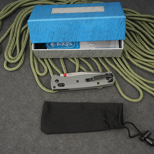 มีดพับ EDC รุ่น Survival 535 เกรดอุตสาหกรรม OEM เหล็ก M390 ด้ามไนลอนไฟเบอร์ พร้อมส่งในสหรัฐอเมริกา จัดส่งรวดเร็ว - Product Image 3