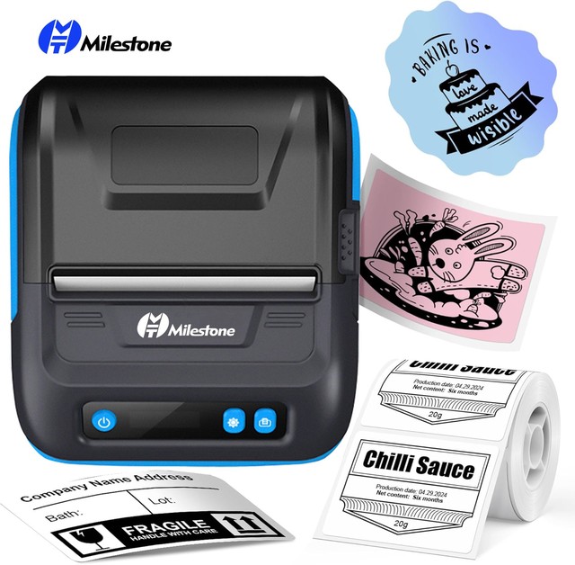 MHT-P29L Small Portable 80mm Thermal Label Printer Pocket Size for Mobile Business Products in Stock