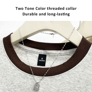 Camiseta Corta Ajustada de Dos Tonos para Mujer, Estilo Veraniego, Personalizada - Product Image 4