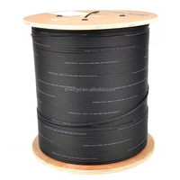 1 2 Core Frp al aire libre de fibra óptica Ftth Drop Cable 2km rollo de modo único interior LSZH fibra óptica Aérea 1 Core Drop Cable