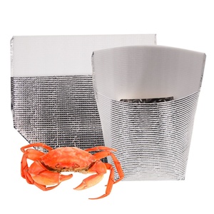 Sac isotherme personnalisé avec logo imprimé, doublure en aluminium et bulles, sac en mousse thermique pour expédition à froid - Product Image 2