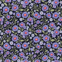 Tissu Popeline de Coton Tissé Premium Motif Floral Personnalisé Léger 110 GSM Imprimé par Sérigraphie Anti-Boulochage Filles Garçons