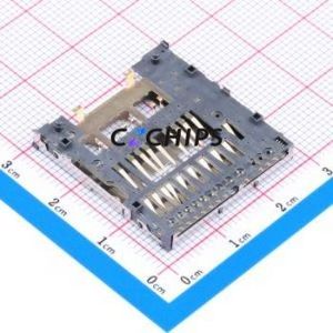 SD-740 SD Card / Memory Card Connector SMD Connector Self-Return Type Standard SD Card Card Holder 4mm - Product Image 2