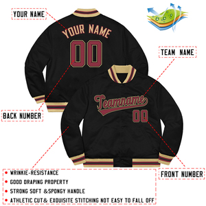 Vestes universitaires brodées personnalisées de haute qualité Veste de baseball personnalisée pour hommes Vestes Varisty <span class=keywords><strong>grande</strong></span> <span class=keywords><strong>taille</strong></span> surdimensionnées pour hommes - Product Image 2