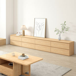 Armario de TV flotante, soporte de televisión de madera montado en la pared, <span class=keywords><strong>muebles</strong></span> de sala de estar <span class=keywords><strong>para</strong></span> Hotel y Casa, 2022 - Product Image 5