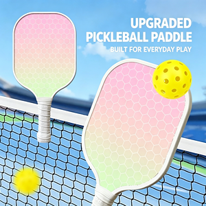 Raquette de pickleball GQK GW4161 rose et violette, solide, tendance, légère, durable, pliable, portable, avec poignée antidérapante pour adultes et enfants - Product Image 3