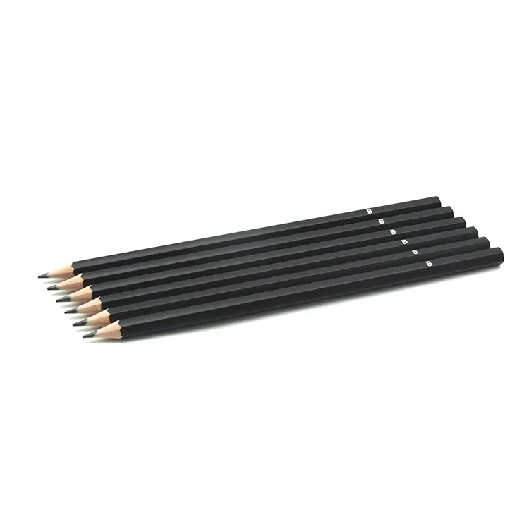基本 #2 HB鉛筆-144個入りプラスチックケース入りバルクプラスチックブラックカスタマイズオフィス & スクールペンシルルーズパック12個入り
