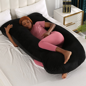 Nouvel oreiller de maternité en forme de U pour les femmes enceintes soutien d'allaitement doux avec motif de Massage et Animal pour le sommeil - Product Image 1