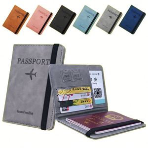 X515 High Quality Luxury Pu Leather <b>Document</b> Storage Bag Card <b>Holder</b> <b>Travel</b> Wallet Credit Card Wallet Rfid Blocking Card Passpor - Product Image 1