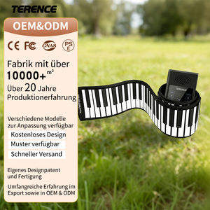 TERENCE HQA88 Piano portable pliable à 88 touches, rechargeable avec haut-parleurs intégrés - Product Image 1