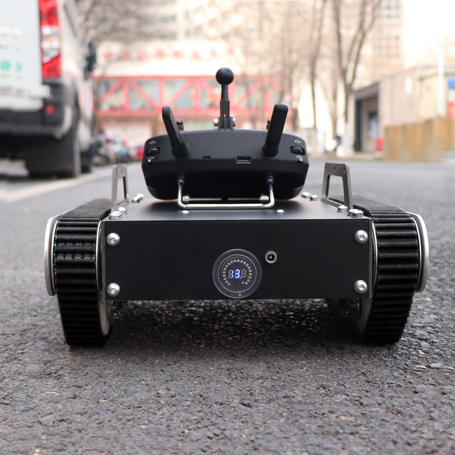 Industrial-Grade Tracked Crawler Robot Chassis with Independent Suspension 10km/h High Speed for Research Education