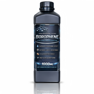 GRAPHONEX BOROPHENE Nano Coating Gray Transparent 12 Hardness for New Old Cars-1000ml 10-Year Protection Spotless Shiny Finish - Product Image 1