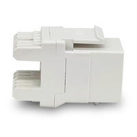 AV-DATA KIT-KJ180-6 Prise Keystone RJ45 8P8C Cat6 UTP 180 degrés
