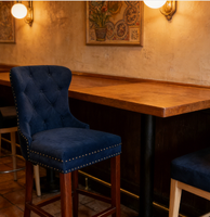 5 Sterne Hotel Vintage Cafe Möbel Restaurant Massivholz Stuhl Möbel Esszimmers tuhl für Esszimmer Restaurant Möbel Set