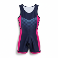 Combinaison de Rame Personnalisée en Polyester Spandex avec Impression par Sublimation, Sans Manches, Séchage Rapide, Unisexe