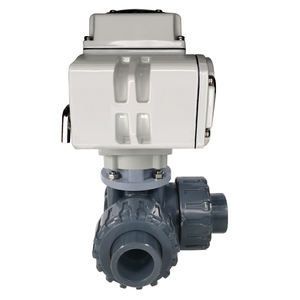 Actuador eléctrico DN50 <span class=keywords><strong>2</strong></span> pulgadas <span class=keywords><strong>3</strong></span> V 12V 24V 220V AC de plástico de PVC verdadera unión válvula de bola con la motorizado actuador - Product Image 6