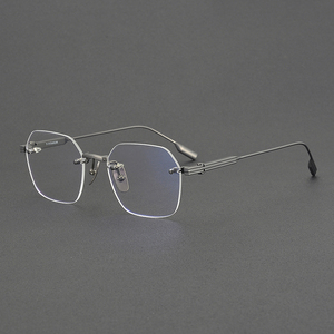 AT81038 Montature da Vista Rimless in Titanio di Alta Qualità <span class=keywords><strong>Occhiali</strong></span> da Uomo e da Donna - Product Image 1
