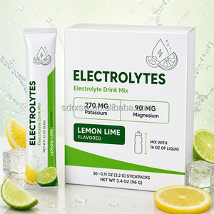 Vitamin-Elektrolyt-Hydrationspulver-Stick-Getränkemischung für Erwachsene mit 4 Geschmacksrichtungen zur Energieregelung - Product Image 1