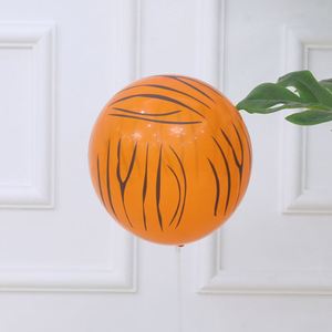 12inch Printing Striped Latex Balloon Jungle Animal Children's <b>Party</b> Decoration Balloon - Product Image 5