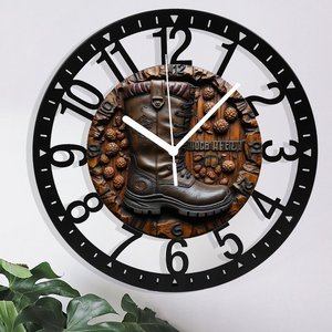 Reloj <span class=keywords><strong>de</strong></span> hierro <span class=keywords><strong>de</strong></span> 25 cm para una banda musical con logotipo <span class=keywords><strong>de</strong></span> la banda y <span class=keywords><strong>fechas</strong></span> <span class=keywords><strong>de</strong></span> gira - Product Image 5