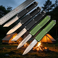 Couteau de poche industriel DIY MT-UT90 en alliage d'aluminium et acier D2, outil d'extérieur pour la chasse, l'alpinisme, la pêche, le camping, OEM Tail