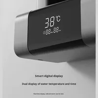 Hôtel en vente chaude salle de bain moderne mural mitigeur en céramique thermostatique doux colonne de douche ensemble laiton inoxydable appartement